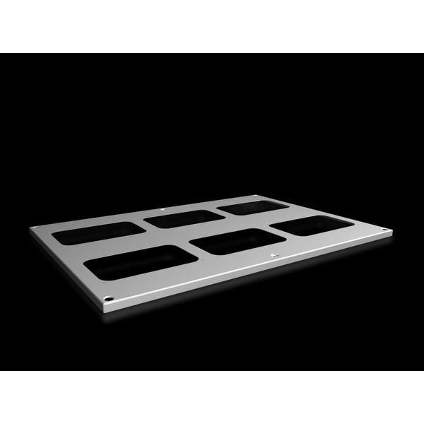VX Roof plate, WD: 850x600 mm, for cable entry glands image 5