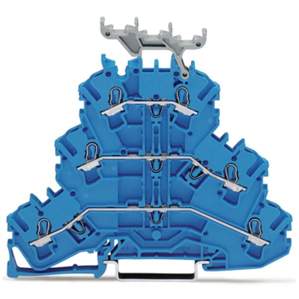 Triple-deck terminal block Through/through/through terminal block N/N/ image 1