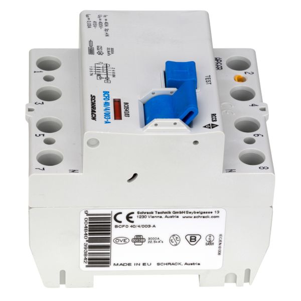 Residual current circuit breaker, 40A, 4-pole,30mA, type A image 3