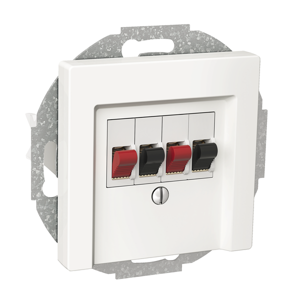 Exxact loudspeaker socket-outlet white image 4