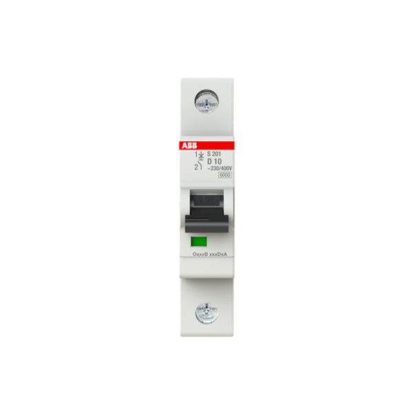 S201-C10 MTB Miniature Circuit Breaker - 1P - C - 10 A image 2