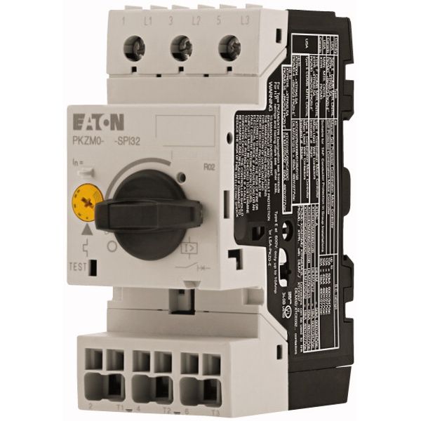 Motor-protective circuit-breaker, 0.09 kW, 0.25 - 0.4 A, Feed-side screw terminals/output-side push-in terminals, MSC image 2