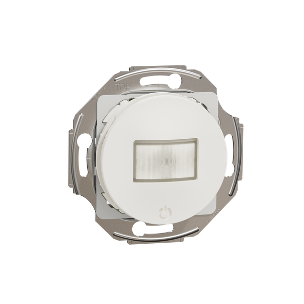 Motion sensor with push button integrated and relay, Renova, white image 5