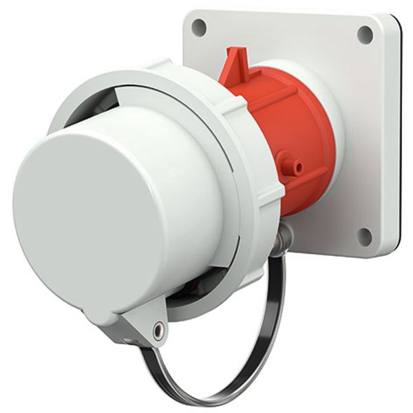 Panel mounted inlet, 32A7p6h400V, IP67 image 2