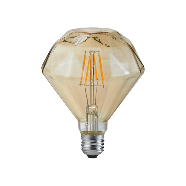 Bulb LED E27 deco filament 902 4W 360 lm 2700K brown image 1