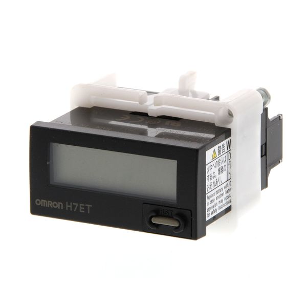 Time counter, 1/32DIN (48 x 24 mm), self-powered, LCD with backlight, image 3
