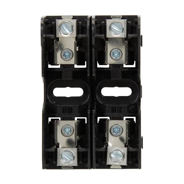 Eaton Bussmann series JM modular fuse block, 600V, 0-30A, Box lug, Two-pole image 2