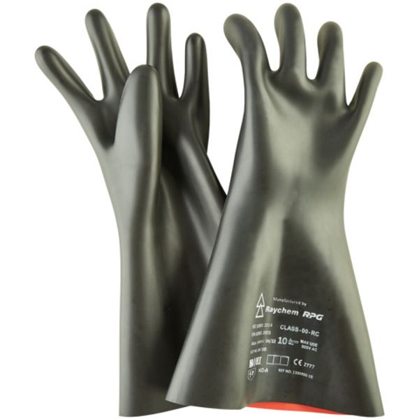 Insulating gloves cl.00 cat. RC f. live working -500V, size 10 image 1