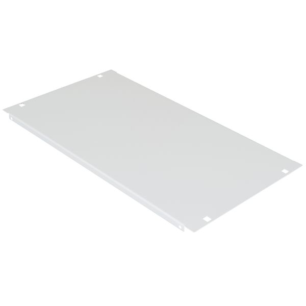 19" Blank panel, screwed, 19", 6U, RAL7035 image 1