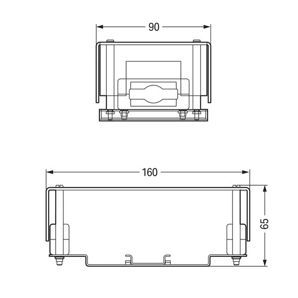 Supply module for flat cable 5 x 10 mm² transparent image 4