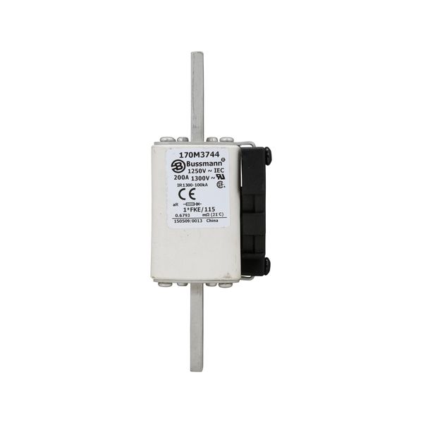 Fuse-link, high speed, 200 A, AC 1250 V, compact size 1, 45 x 59 x 156 mm, aR, IEC, UL, single indicator image 6