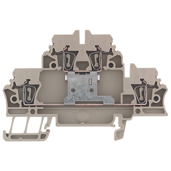 Multi-tier modular terminal, Tension-clamp connection, 2.5 mm², 500 V, image 1