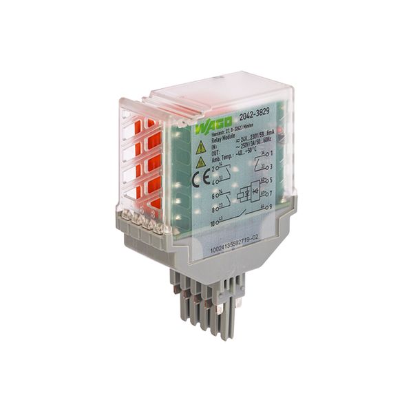 Relay module Nominal input voltage: 24 … 230 V AC/DC 4 make contacts image 3