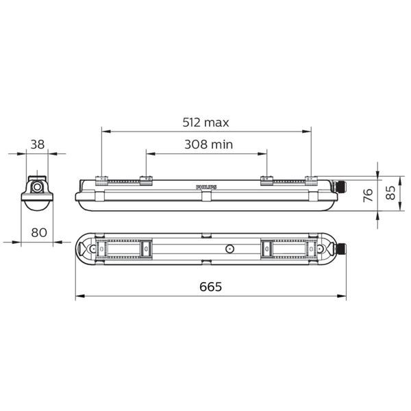 WT120C G2 LED19S/840 PSU MDU L600 image 4