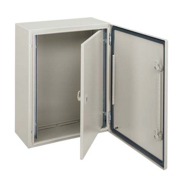 Internal door for Spacial WM encl. H700xW500 steel, RAL7035.Adjustable in depth image 1