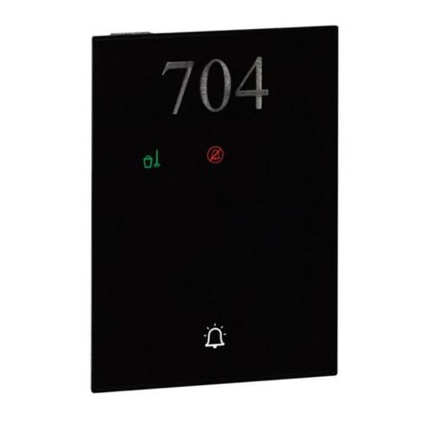 Outdoor tactile indicator with push button for hotel doorbell - personalized image 1