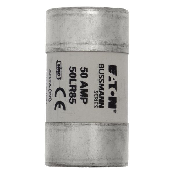 House service fuse-link, low voltage, 50 A, AC 415 V, BS system C type II, 23 x 57 mm, gL/gG, BS image 3