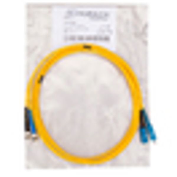 FO Patchcord Duplex ST/SC, 9/125æm OS2, LS0H-3, yellow, 5.0m image 6