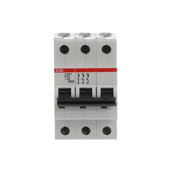 S203P-D25 Miniature Circuit Breaker - 3P - D - 25 A image 3