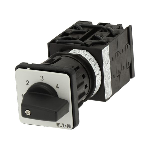 Step switches, T0, 20 A, centre mounting, 3 contact unit(s), Contacts: 5, 45 °, maintained, Without 0 (Off) position, 1-5, Design number 150 image 4