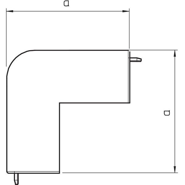 WDK HA60170RW External corner hood  60x170mm image 2