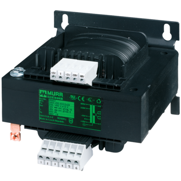 MST SINGLE-PHASE CONTROL AND ISOLATION TRANSFORMER P:3000VA IN:400VAC OUT:230VAC image 1