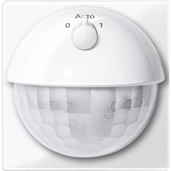 ARGUS 180 flush-mounted sensor module with switch, polar white, glossy, System M image 1