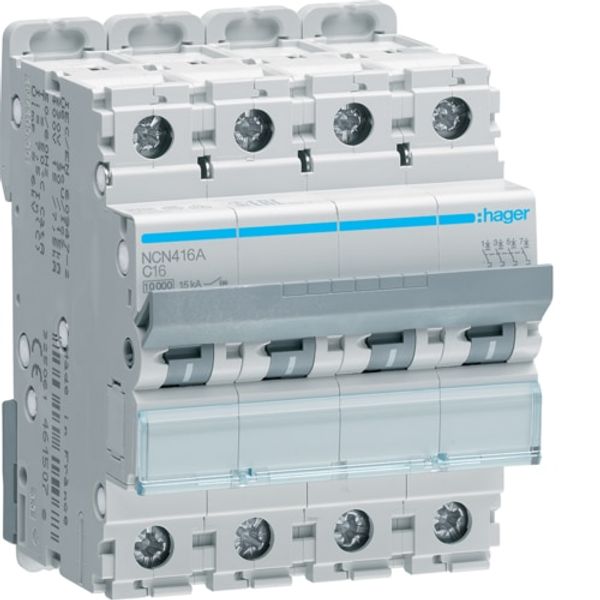 AUTOMATIC FUSE 10KA C 4X16A image 1