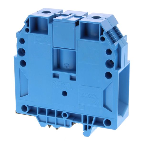 Feed-through DIN rail terminal block with screw connection for mountin image 2