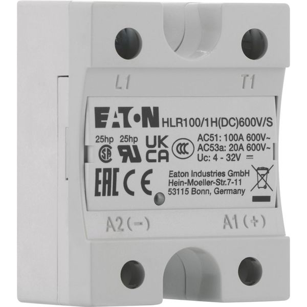 Solid-state relay, Hockey Puck, 1-phase, 100 A, 42 - 660 V, DC, high fuse protection image 22
