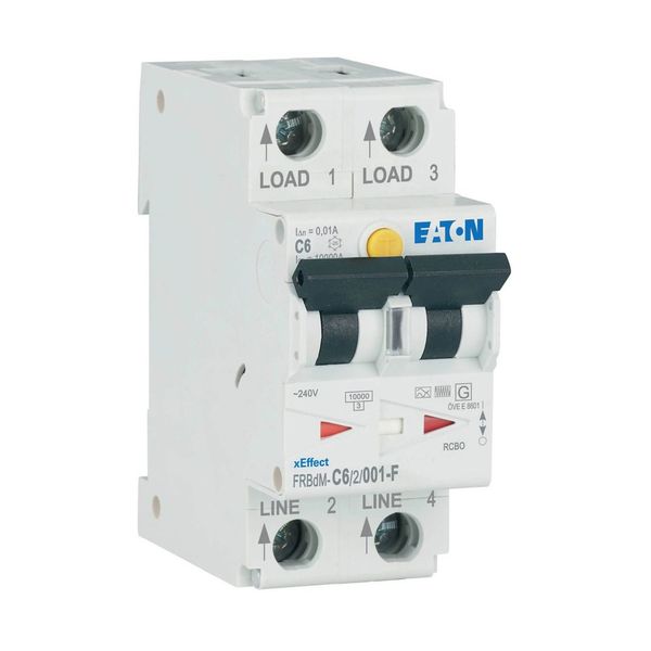 Digital RCD/MCB combination, 6 A, 10 mA, MCB trip characteristic: C, 2p, RCD trip characteristic: F image 8