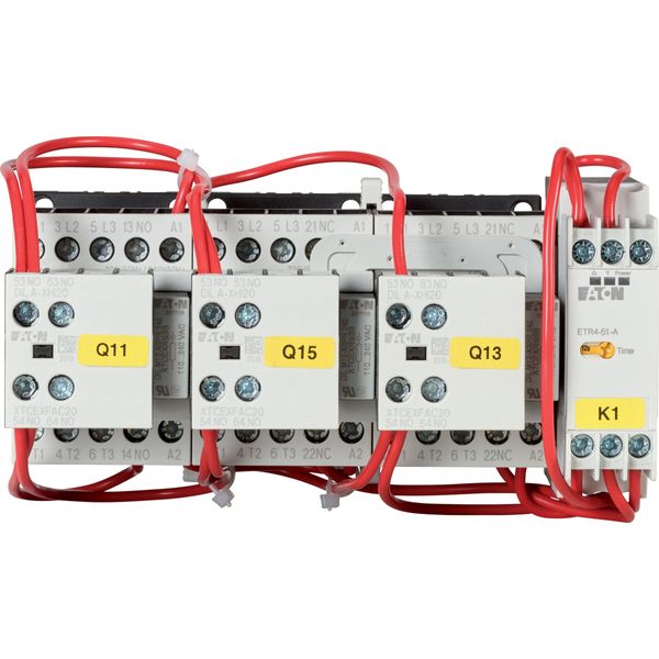 Star-delta contactor combination, 380 V 400 V: 11 kW, 24 V DC, DC operation image 14