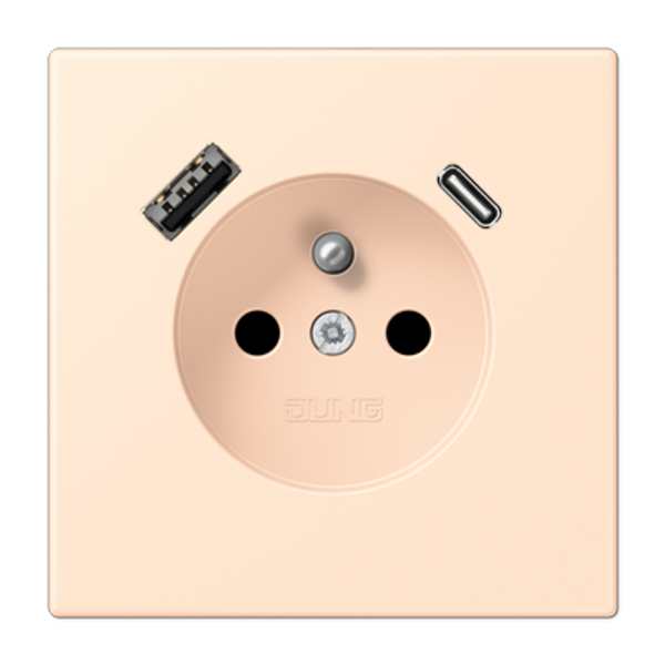 Socket Frz/Belg with USB charger LC32123 LC1520F-15CA238 image 1