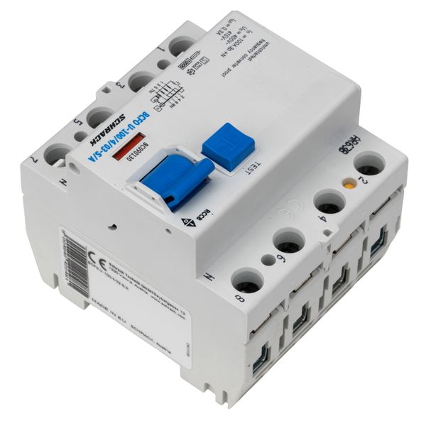 Residual current circuit breaker 100A,4-p,300mA,type S, A,FU image 9