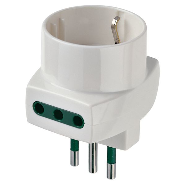 S11 multi-adaptor+2P11+P30 outlets white image 1