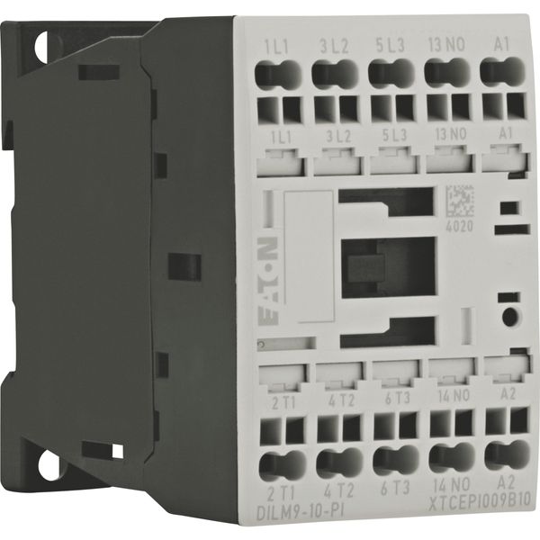 Contactor, 3 pole, 380 V 400 V 4 kW, 1 N/O, 110 V 50 Hz, 120 V 60 Hz, AC operation, Push in terminals image 16