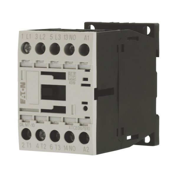 Contactor, 3 pole, 380 V 400 V 3 kW, 1 N/O, 190 V 50 Hz, 220 V 60 Hz, AC operation, Screw terminals image 6