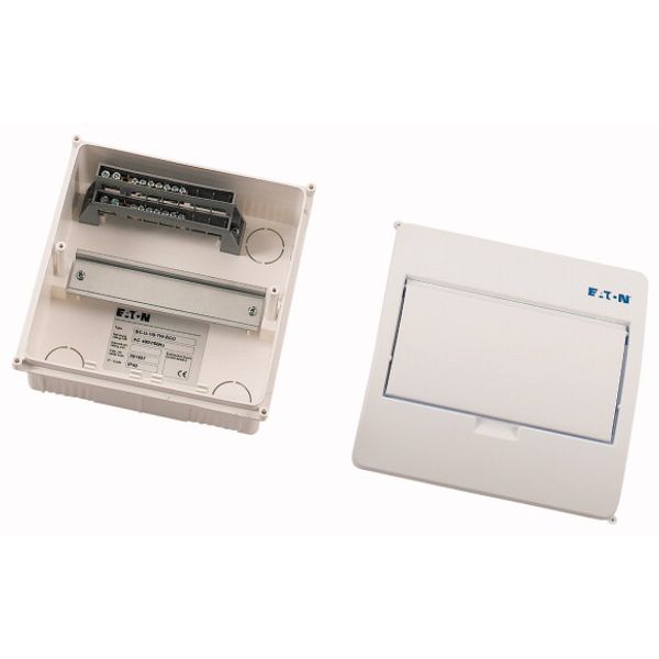 ECO Compact distribution board, flush mounting, 1-rows, 8 MU, IP40 image 3