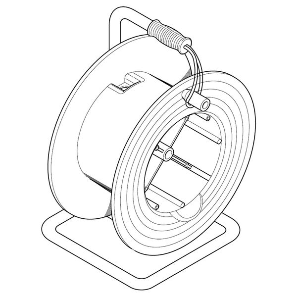 ROLLER 330 PORTABLE FRAME WITH OPEN DRUM image 1