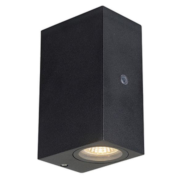 Outdoor Light without Light Source - wall light Avalon - 2xGU10 IP44  - Sensor - Black image 1