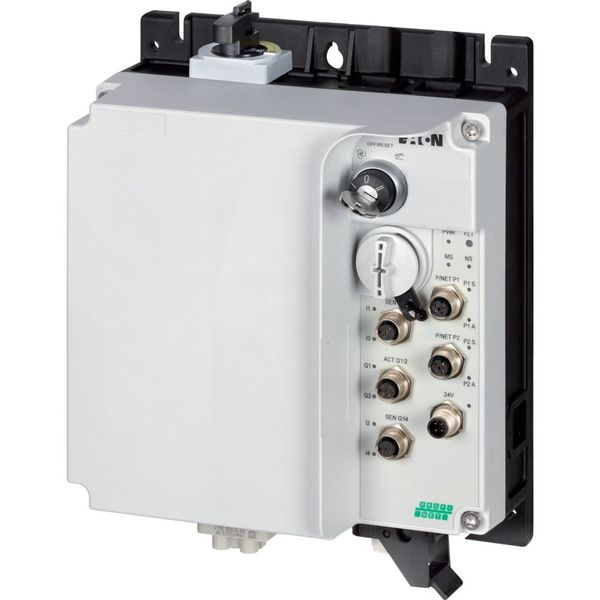 DOL starter, 6.6 A, Sensor input 4, Actuator output 2, 180/207 V DC, PROFINET, HAN Q4/2, with manual override switch image 3