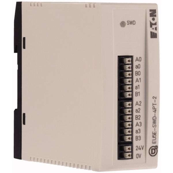 SmartWire-DT I/O module, 24 V DC, 4 AI configurable Pt100 / Pt1000: -100 - +400°C, Ni1000: -50 - +200 °C image 4