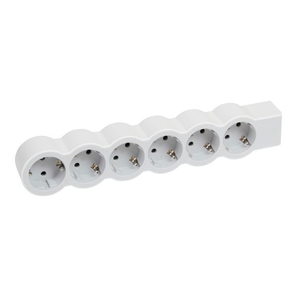 MOES STD SCH 6X2P+E WITHOUT CABLE WHITE/GREY image 5