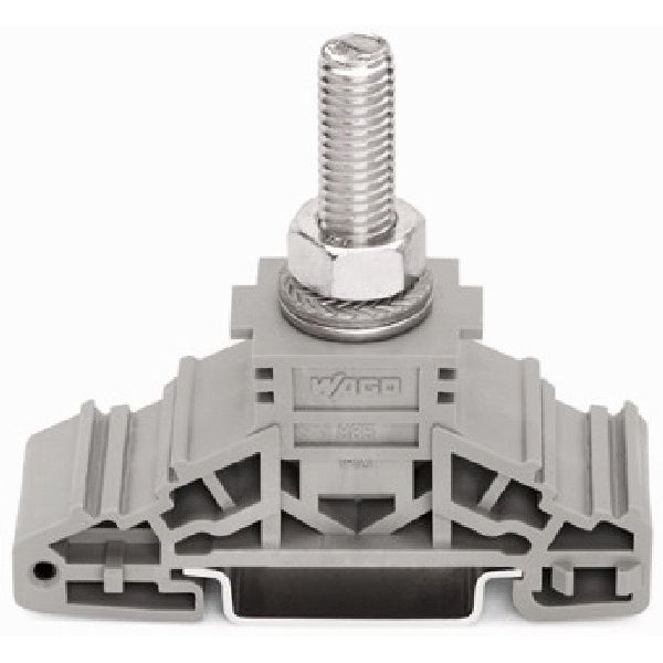 Stud terminal block lateral marker slots for DIN-rail 35 x 15 and 35 x image 2