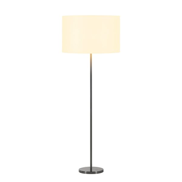 FENDA lamp base, floor stand, metal, brushed image 4