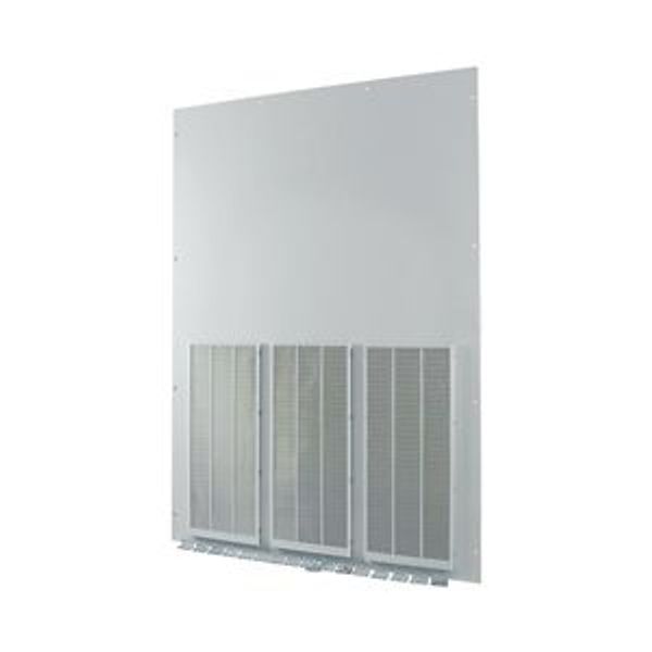 Front plate (section high), ventilated, W=1350mm, IP42, grey image 2