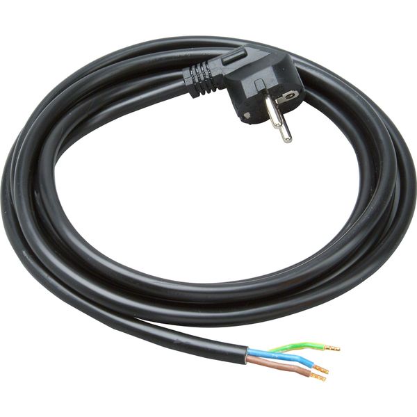 cable lead H05VV3x1,5 3m schw. image 1