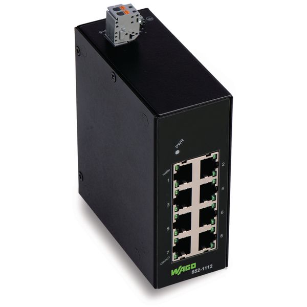 Industrial-ECO-Switch 8 Ports 1000Base-T black image 2