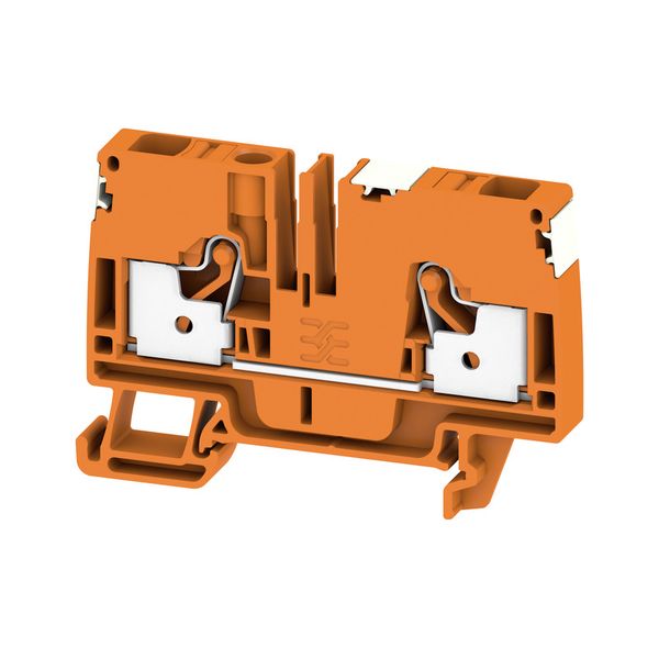 Feed-through terminal block, 6 mm², 41 A, Number of connections: 2 image 1