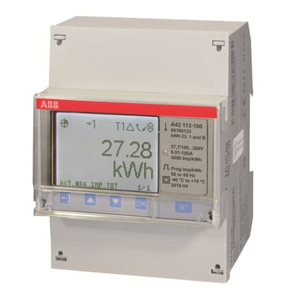 A43 112-100, Energy meter'Steel', Modbus RS485, Three-phase, 5 A image 4
